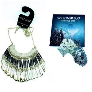 Wet Seal Necklace & Fashion Bug Earrings